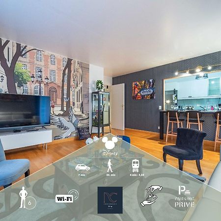 *Disneyland-Paris*6Pers, Wi-Fi, Netflix, Parking Chessy  Luaran gambar